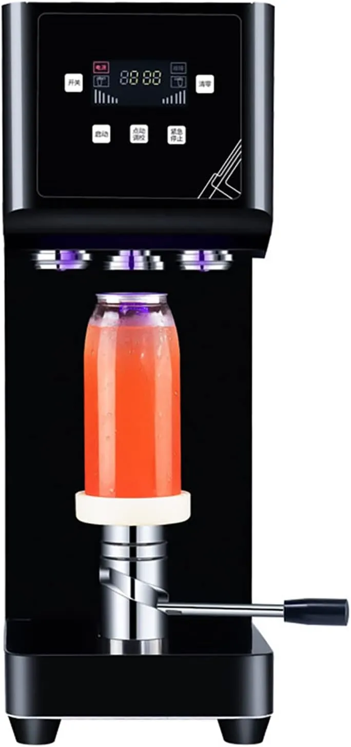 Intelligent automatic electric cup sealer machine for precise beverage sealing
