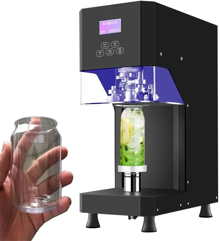 Semi-automatic electric cup sealer machine for beverage cups