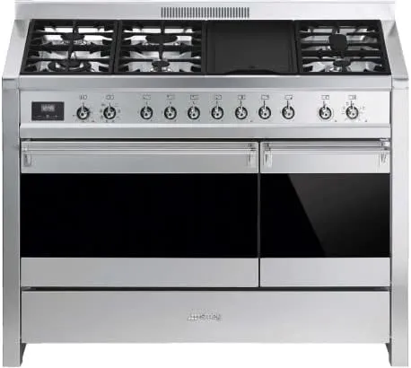 Stainless Steel Oven and Cooktop