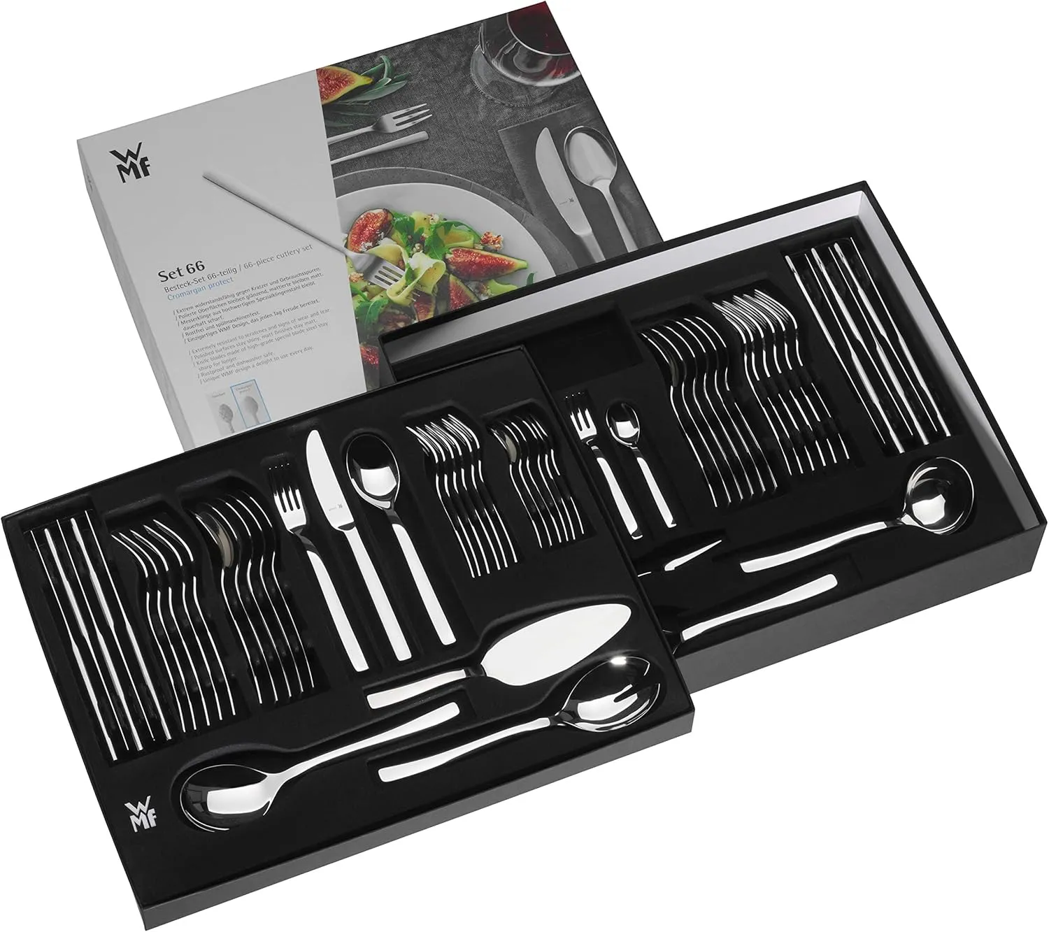 66-piece cutlery set