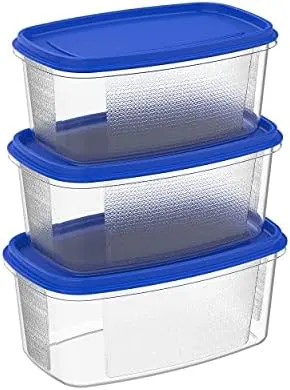 Cosmoplast Oval Plastic Food Storage Containers Set