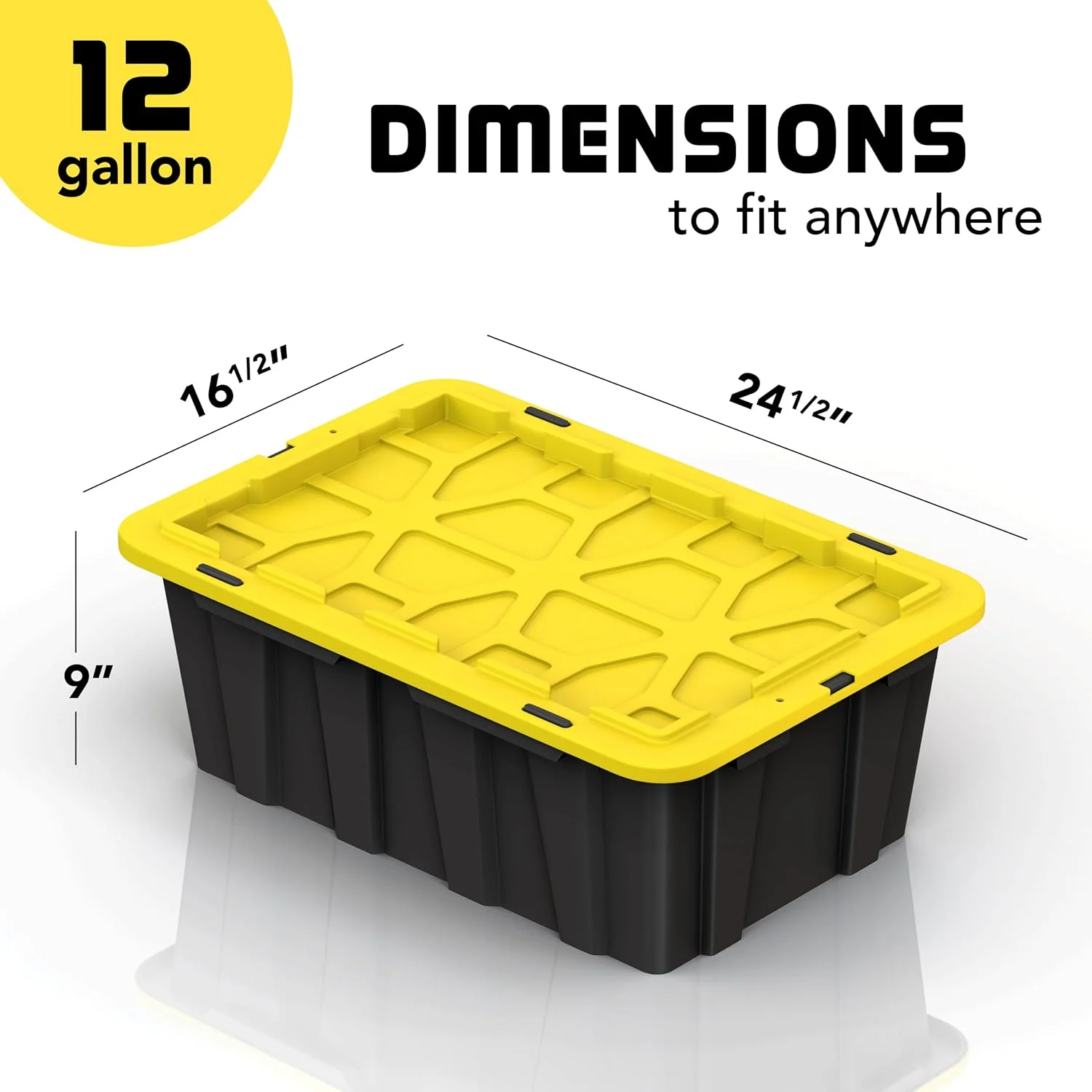 12 gallon storage bins 2
