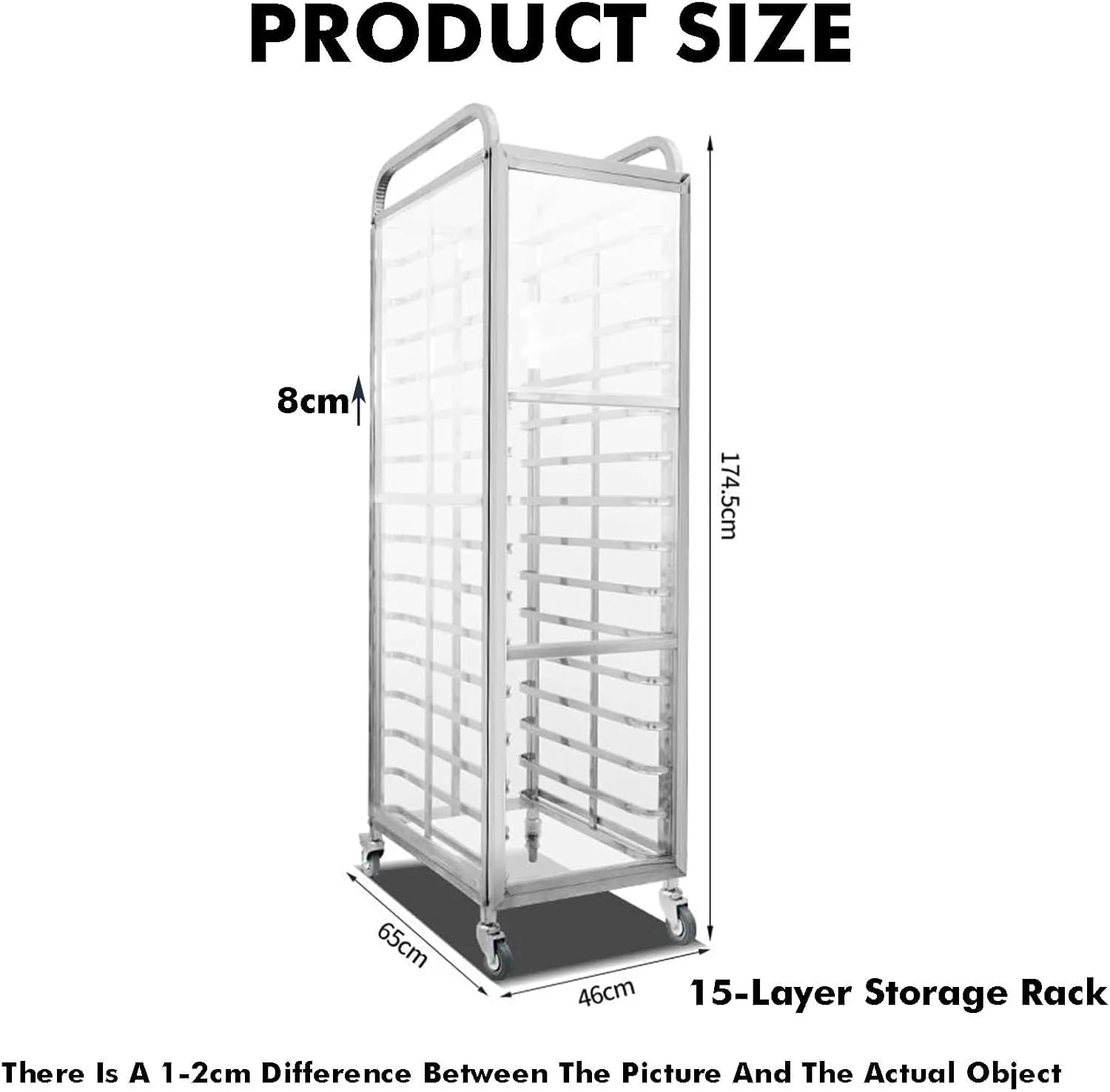 15 tier bakery rack stainless steel 2