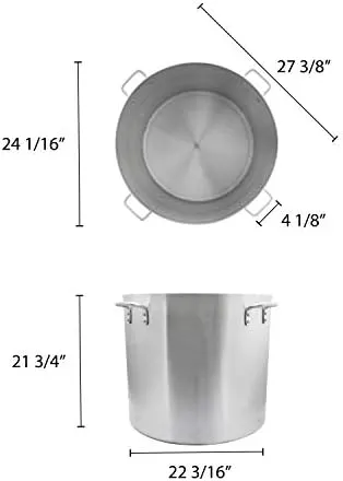 160 qt aluminum stock pot 2