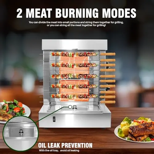 2 burner shawarma grill 2