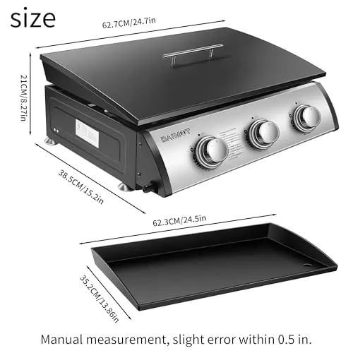 24 inch gas griddle portable 2