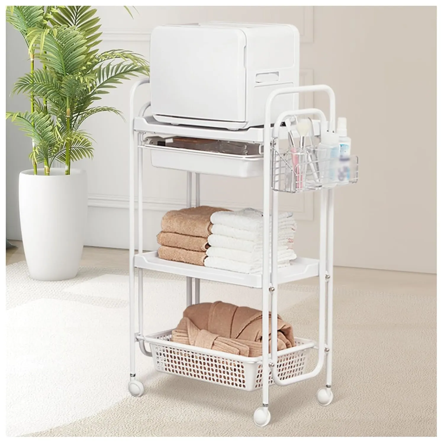 3 tier metal storage cart 1