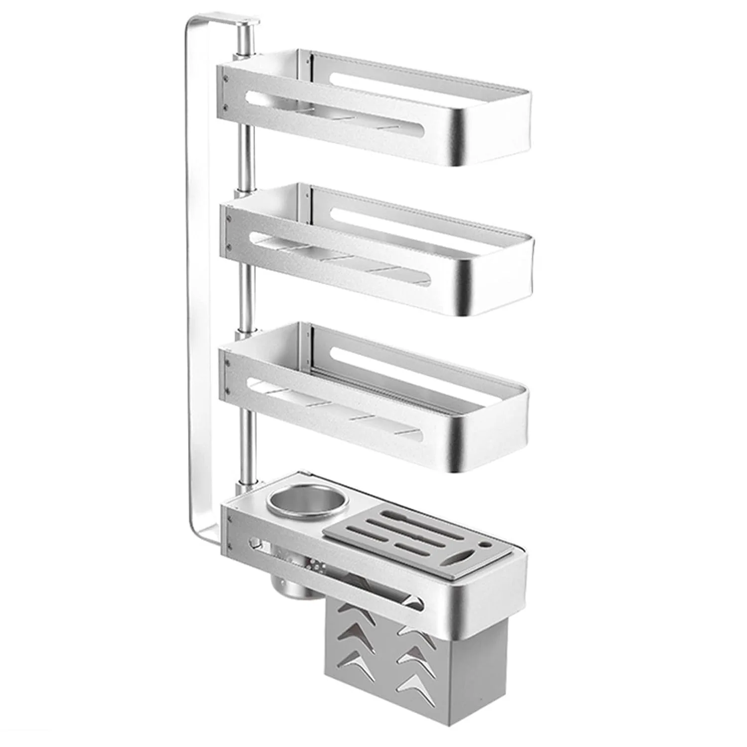 3 tier rotating kitchen countertop storage box 1