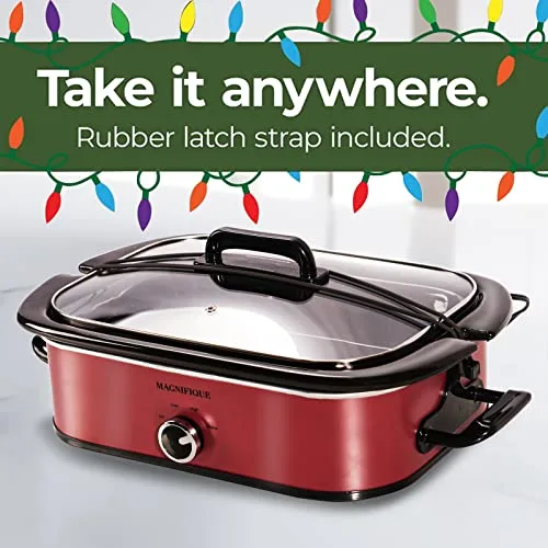 4 qt slow cooker red 2