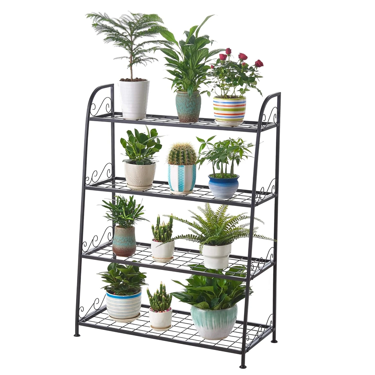 4 tier metal plant stand 2