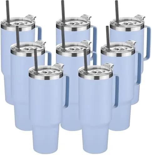 40oz Stainless Steel Tumbler with Handle
