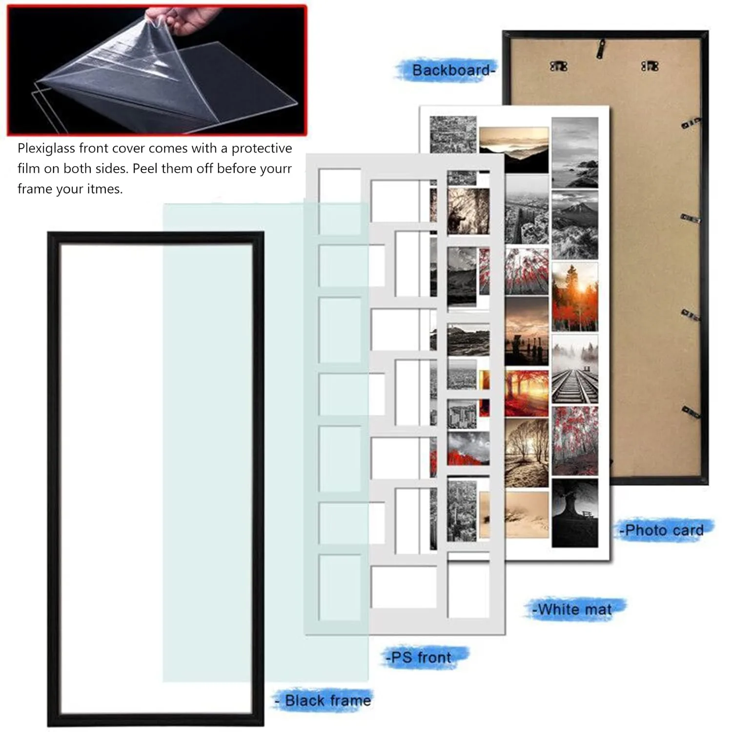 4x6 collage picture frame 2
