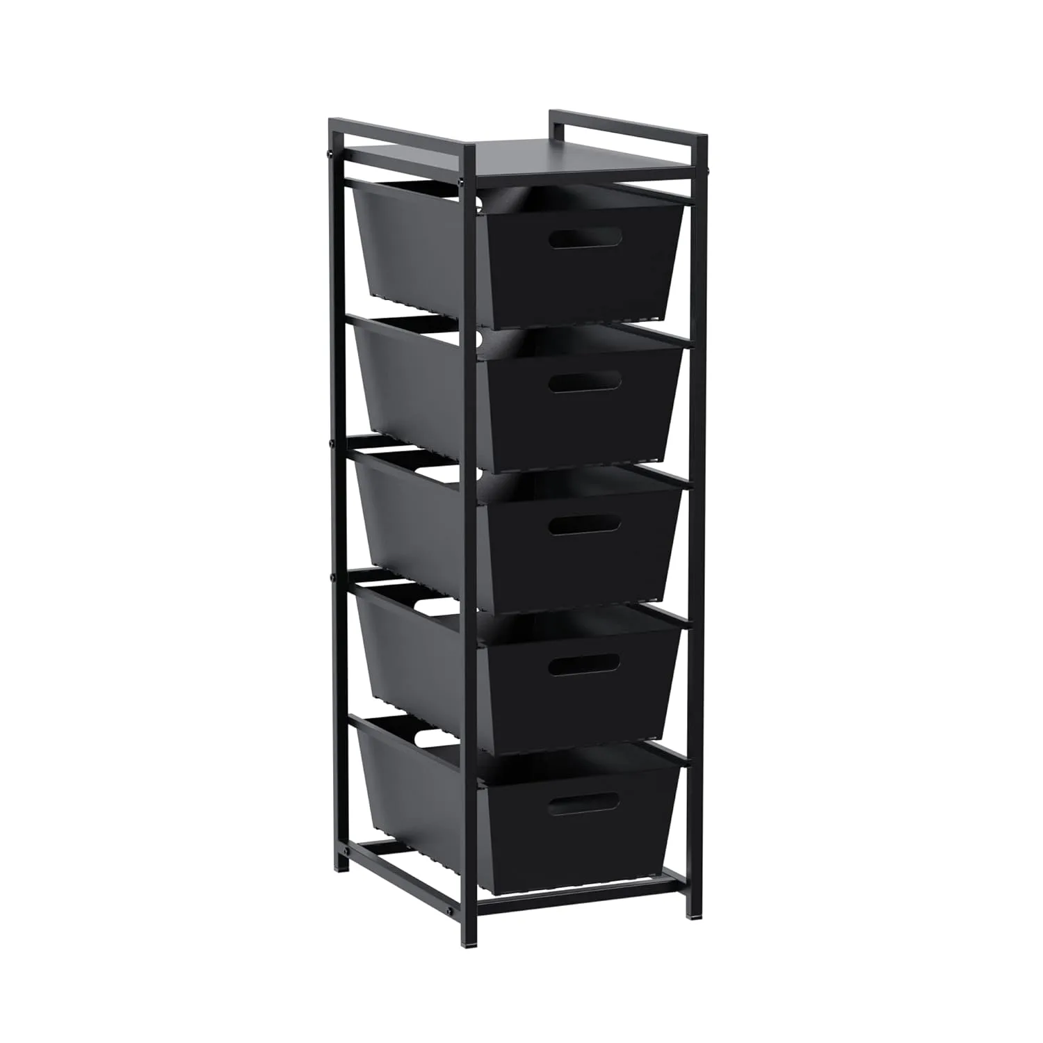 5 tier storage basket rack 1