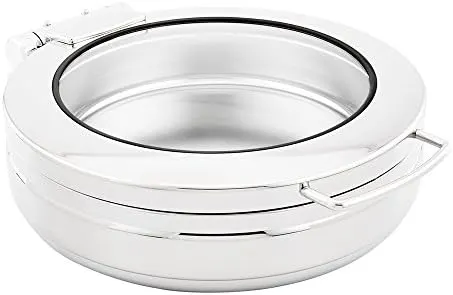 6 qt round chafer glass window 2