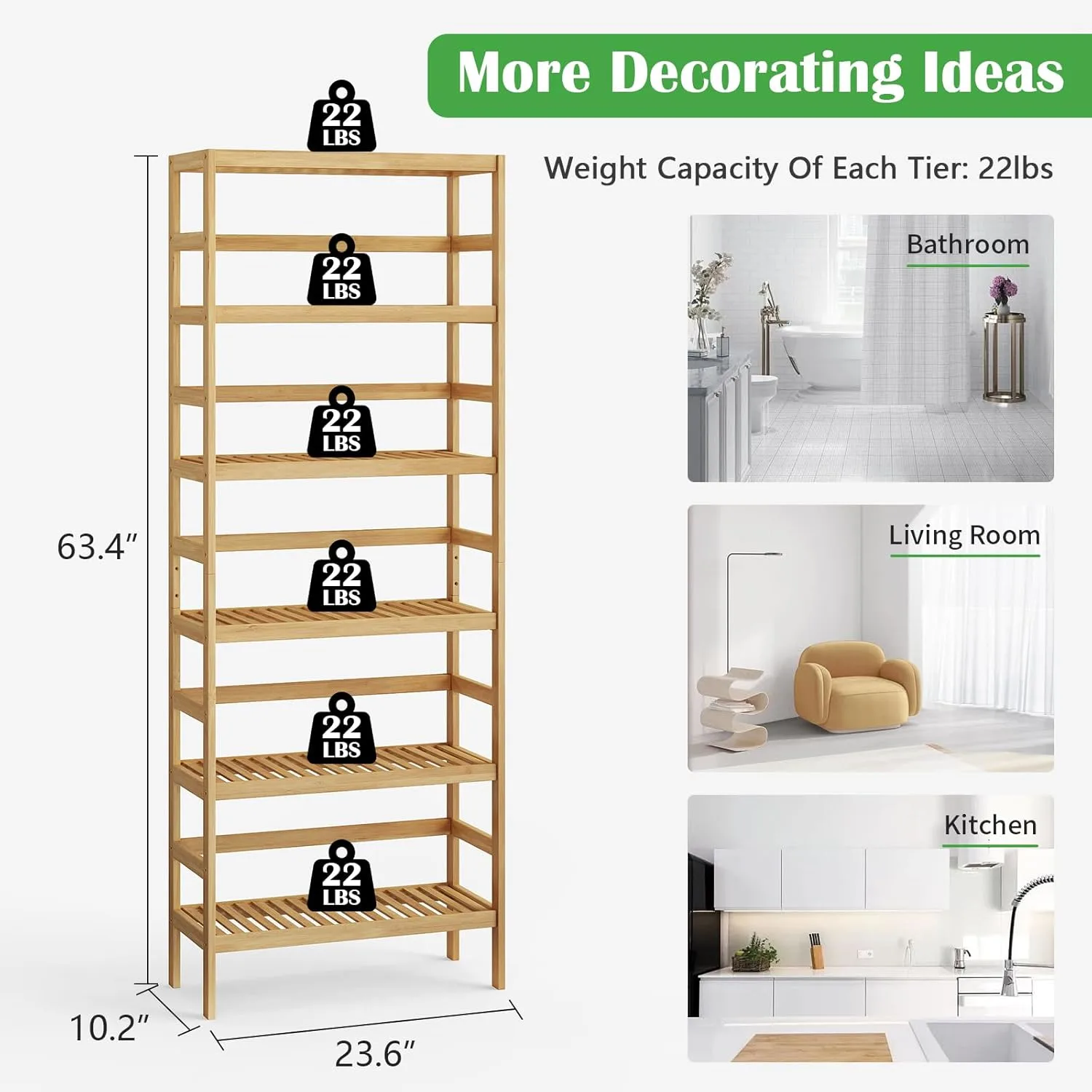 6 tier bamboo storage shelf 2
