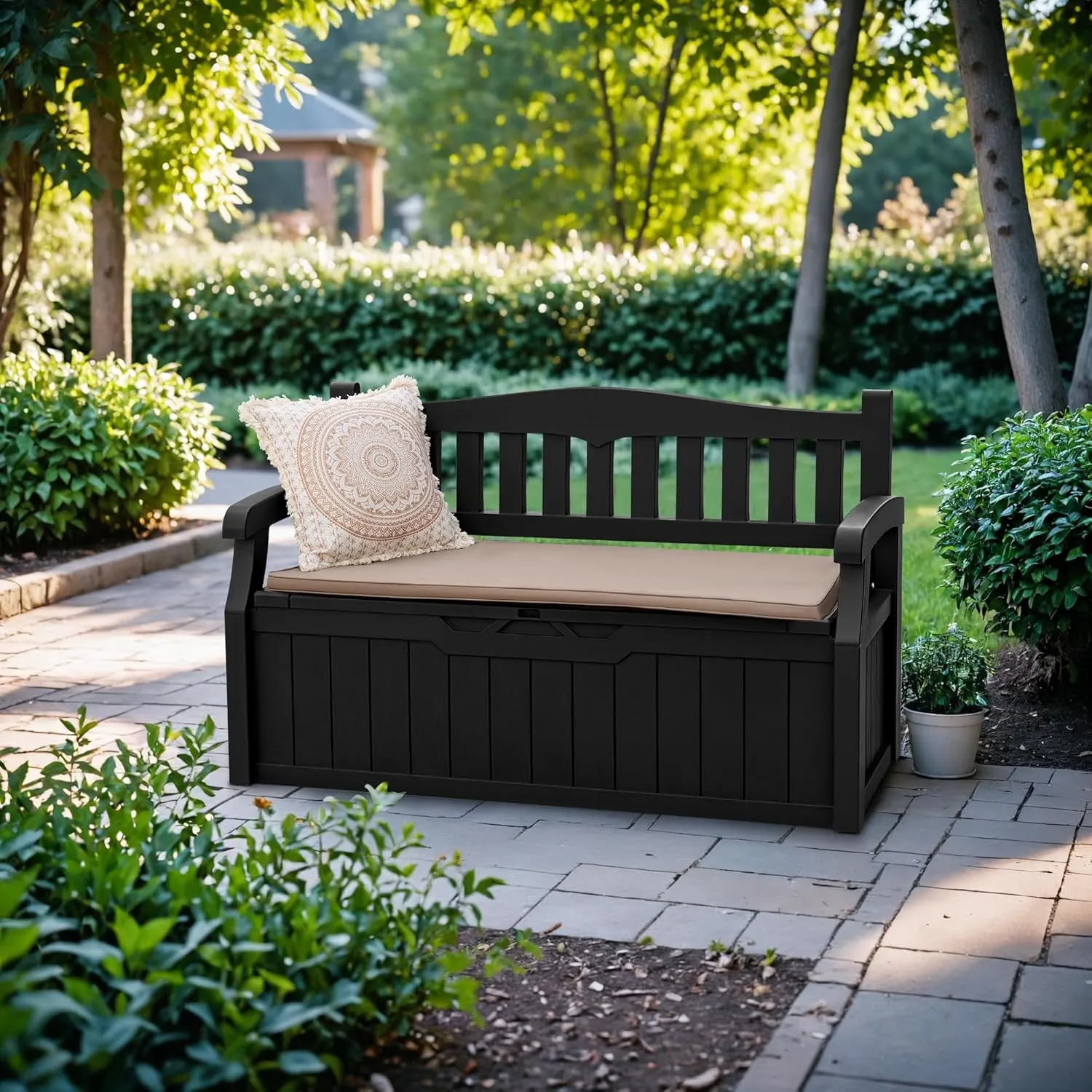 80 gallon storage bench 2