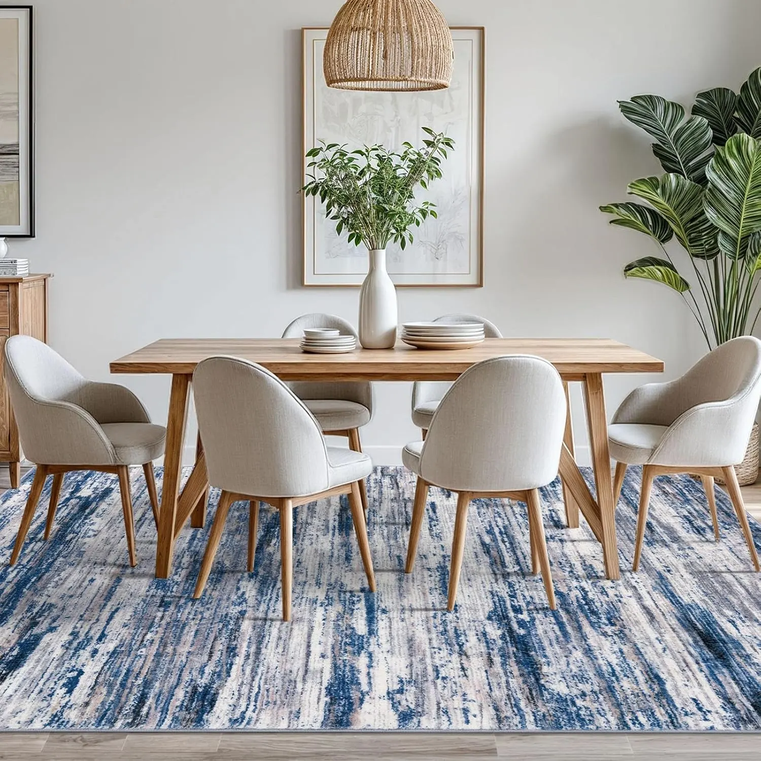 8x10 navy abstract rug 2