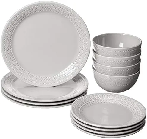 Kate Spade Willow Drive 12-Piece Dinnerware Set