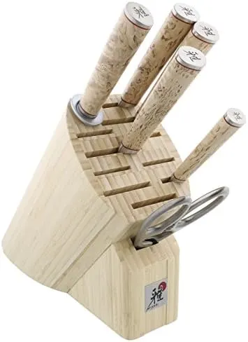Miyabi Birchwood 7-Piece Knife Block Set