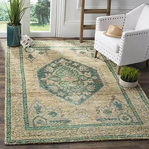 Safavieh Tangier Area Rug 8x10 Beige/Emerald