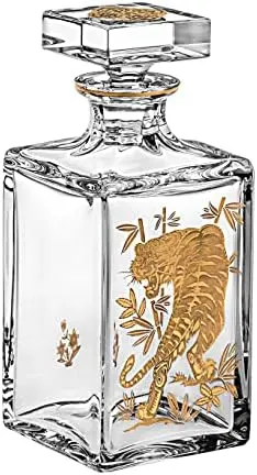 Vista Alegre Golde Whisky Decanter, Gold | Nador