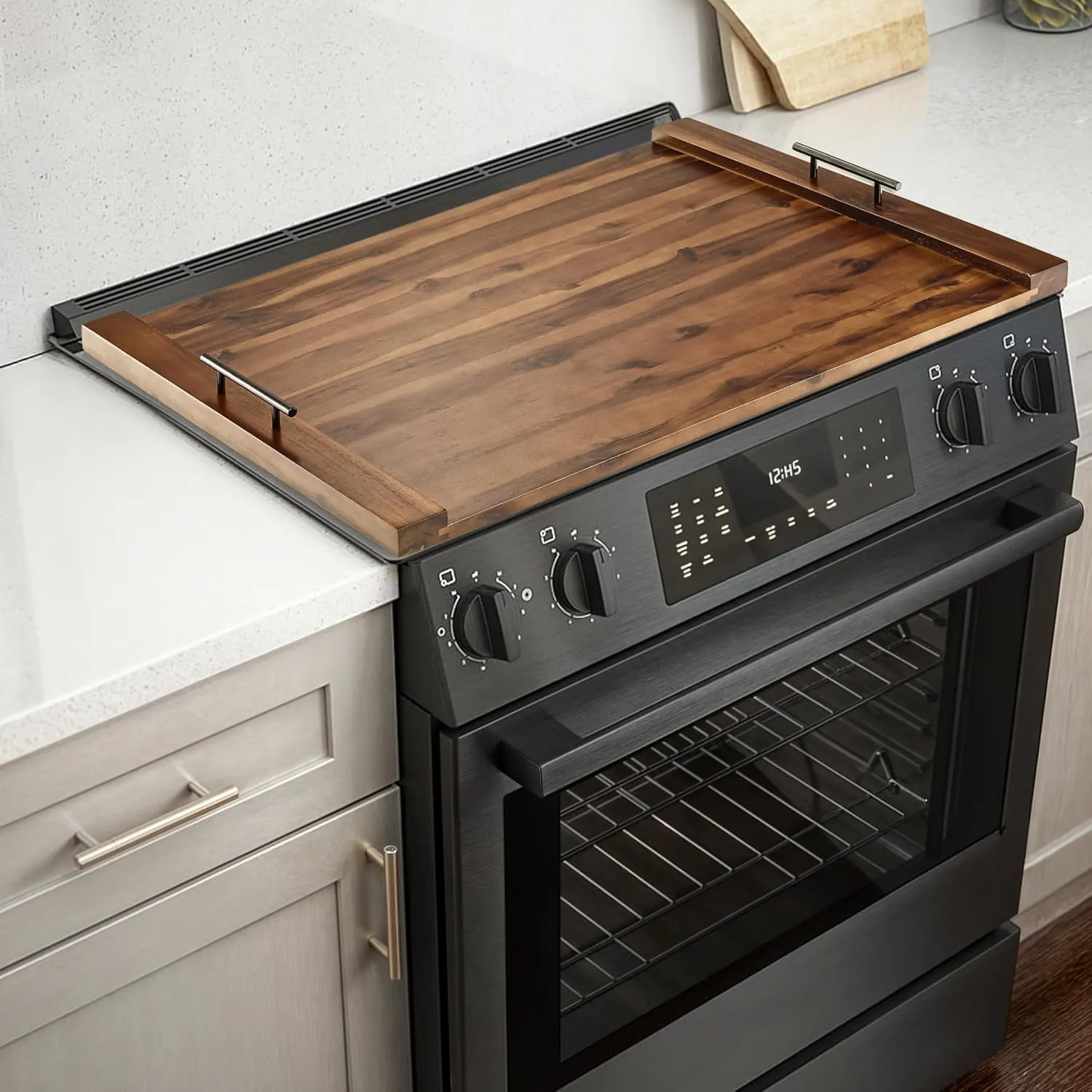 acacia stove top cover 1