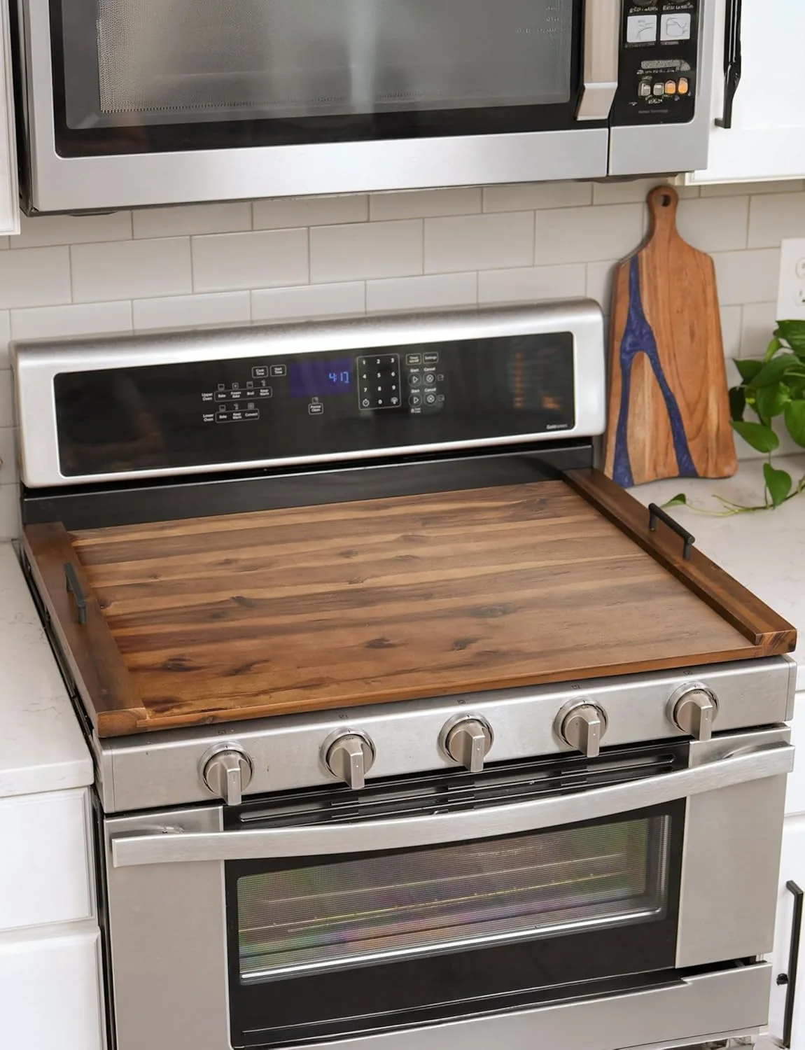 acacia stove top cover 2