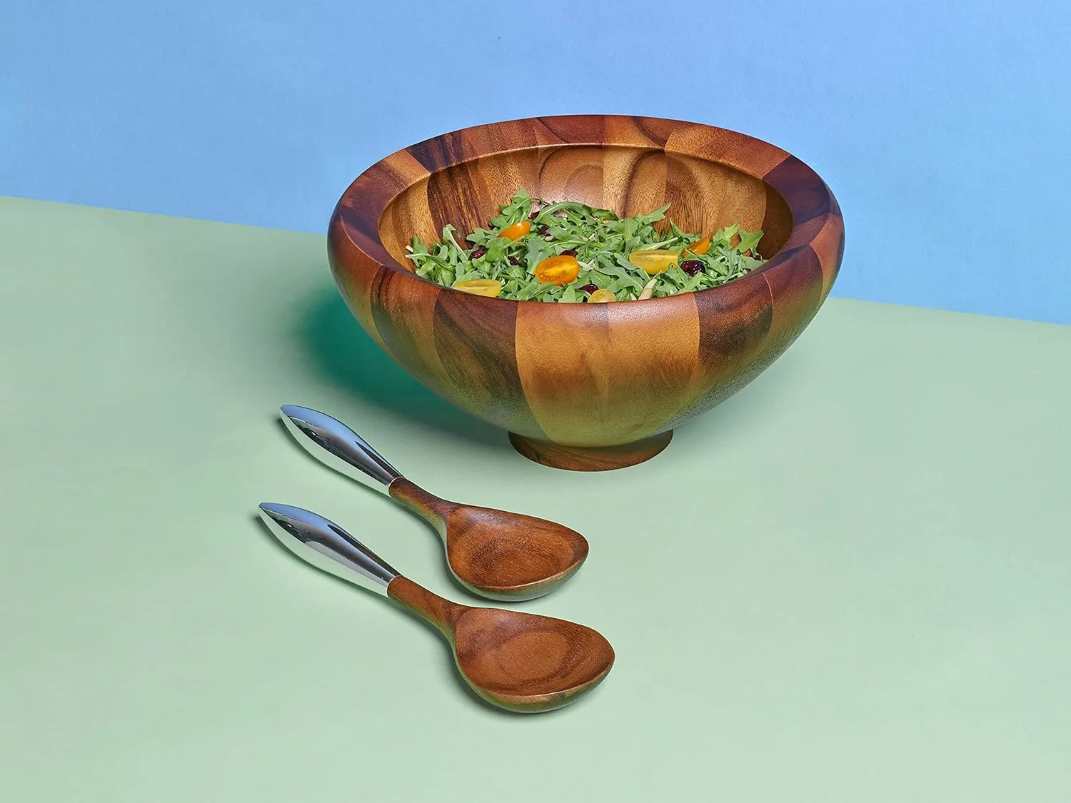 acacia wood salad bowl 2