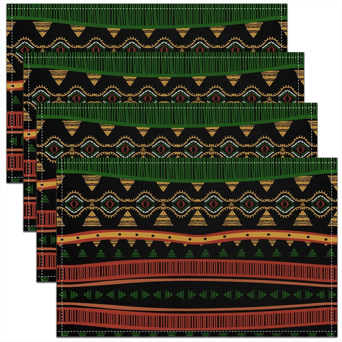 african placemats set 1