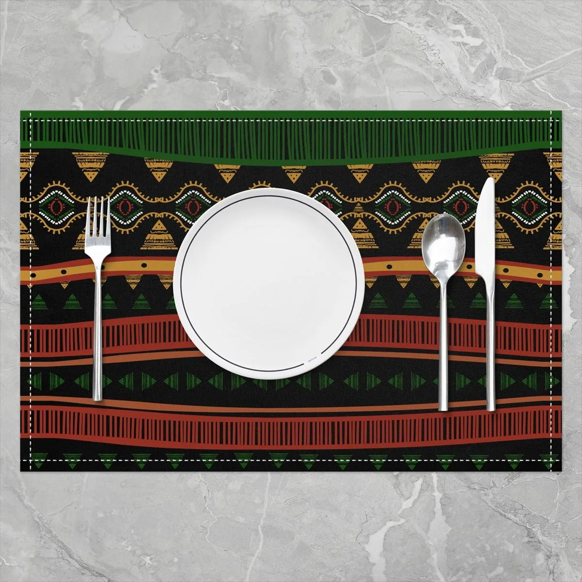 african placemats set 2