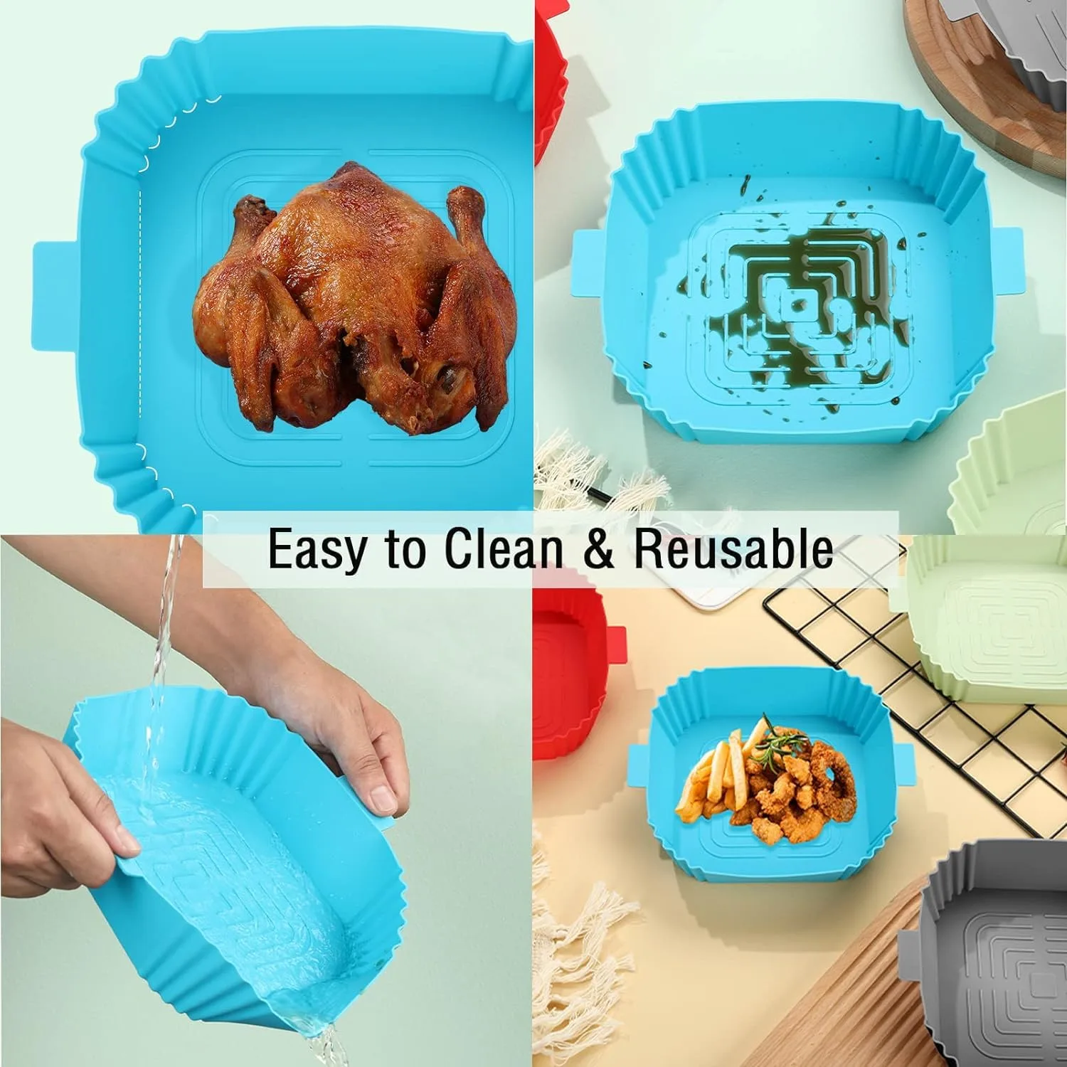 air fryer liners silicone 2