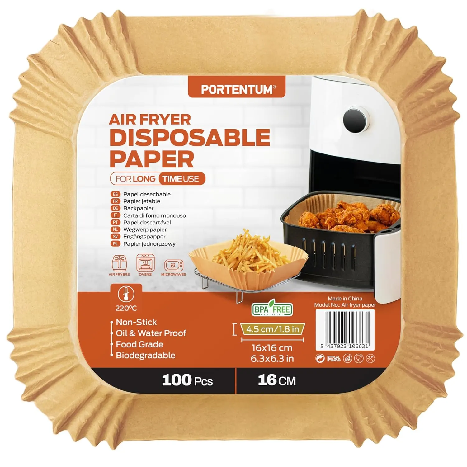 air fryer liners square 1
