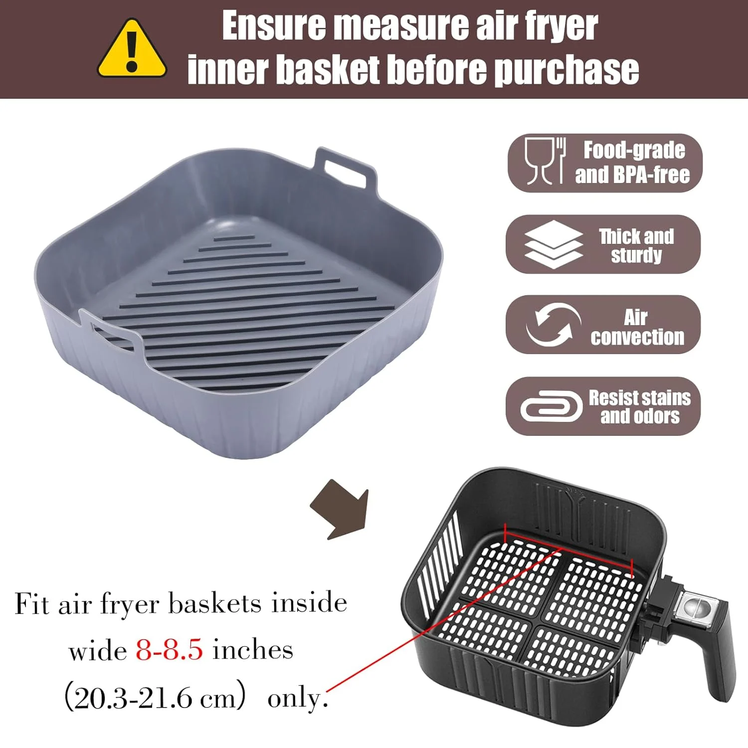 air fryer silicone liners 2