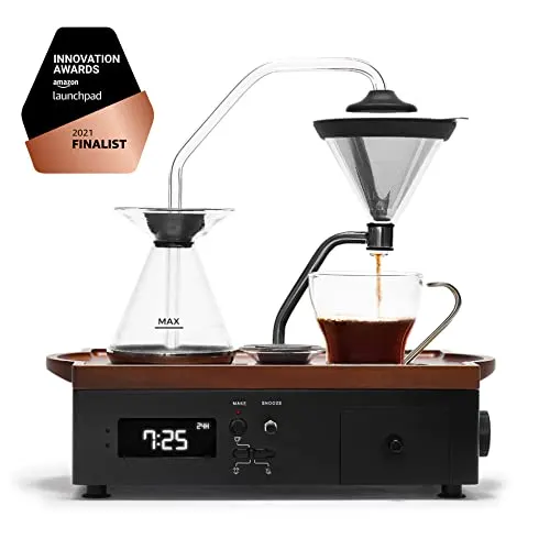 alarm clock coffee maker black 1