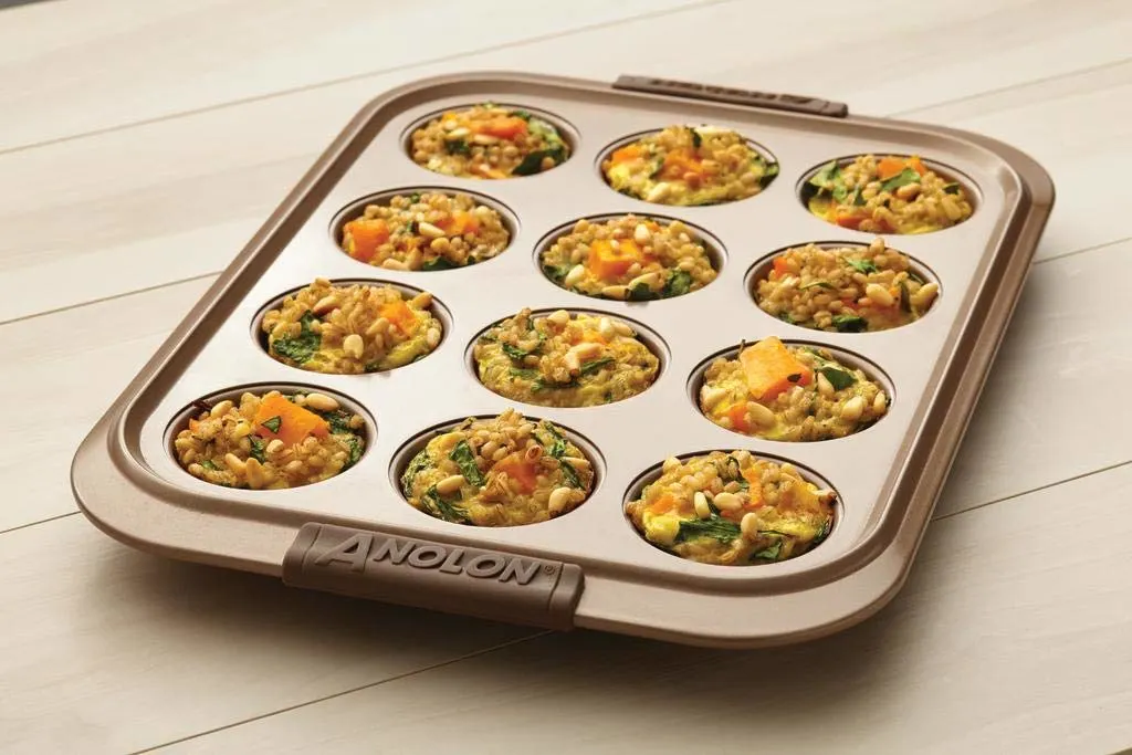 anolon bronze muffin pan 2