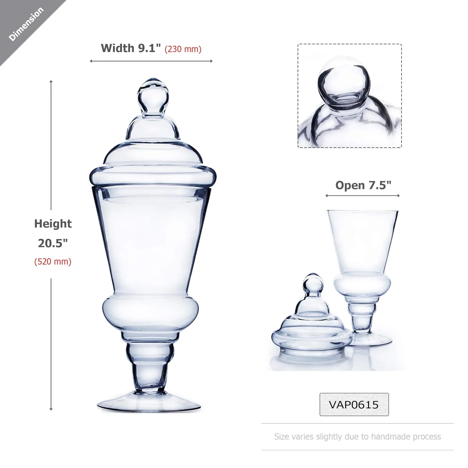 apothecary jar glass 2