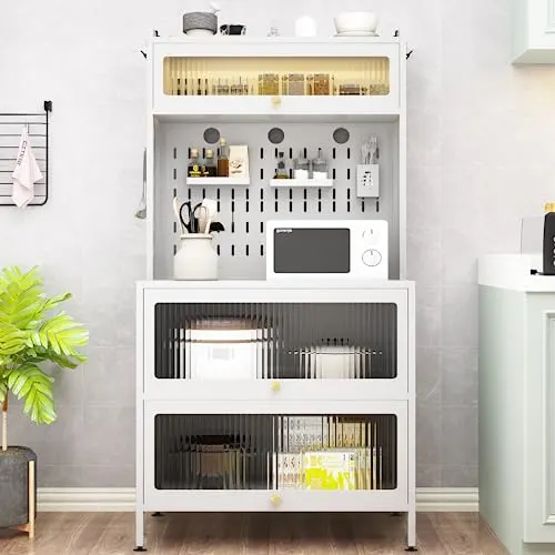 bakers rack kitchen storage 1