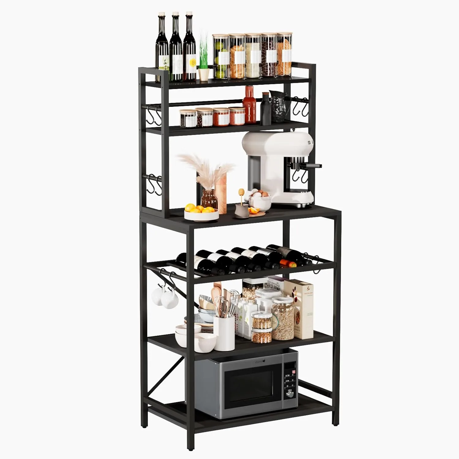 bakers rack microwave stand 1
