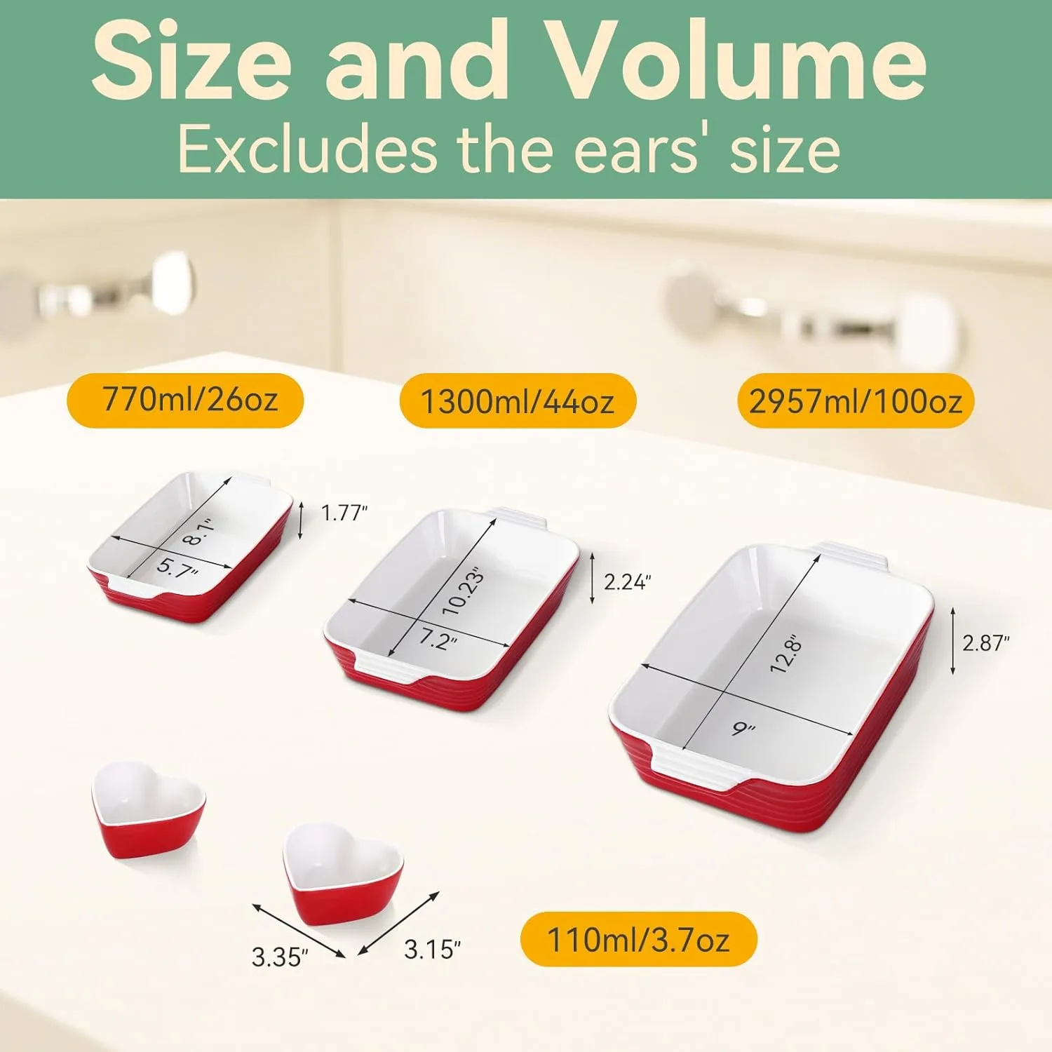 baking dish set ceramic 2