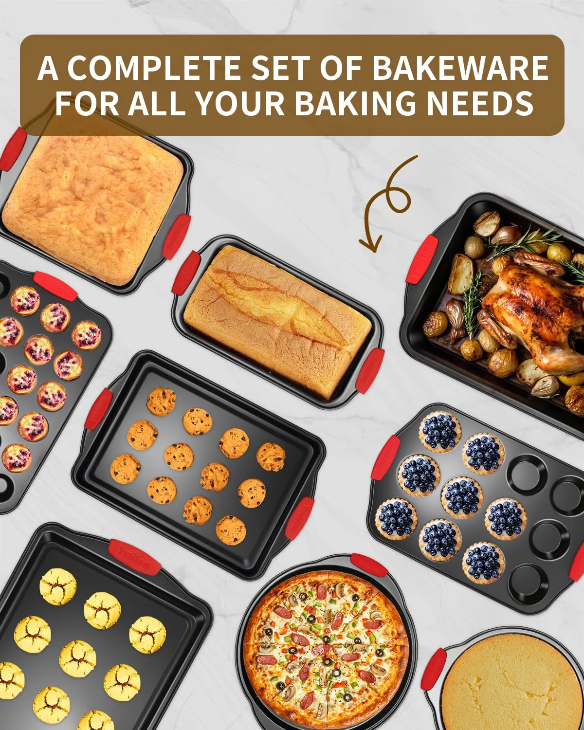 baking pans set 2