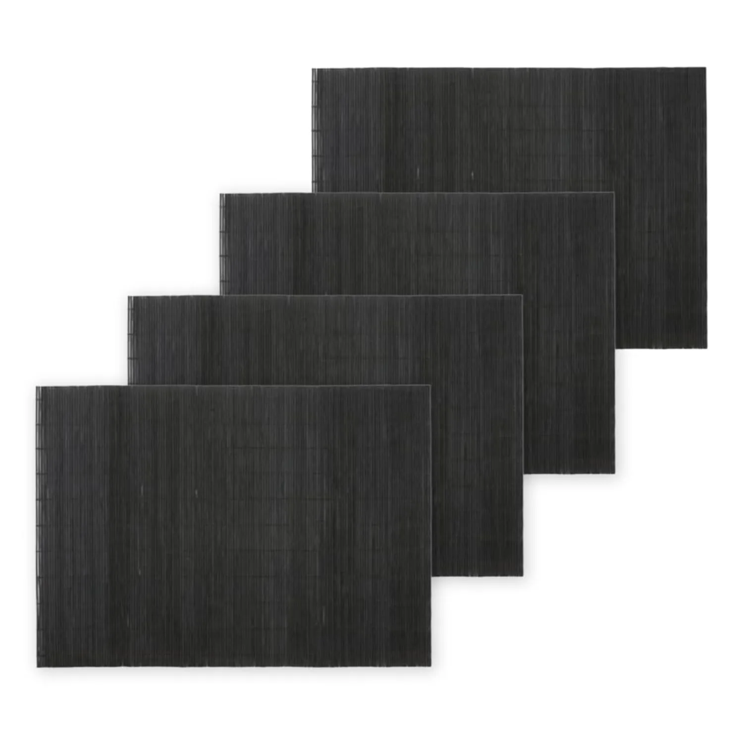 bamboo placemats black 1