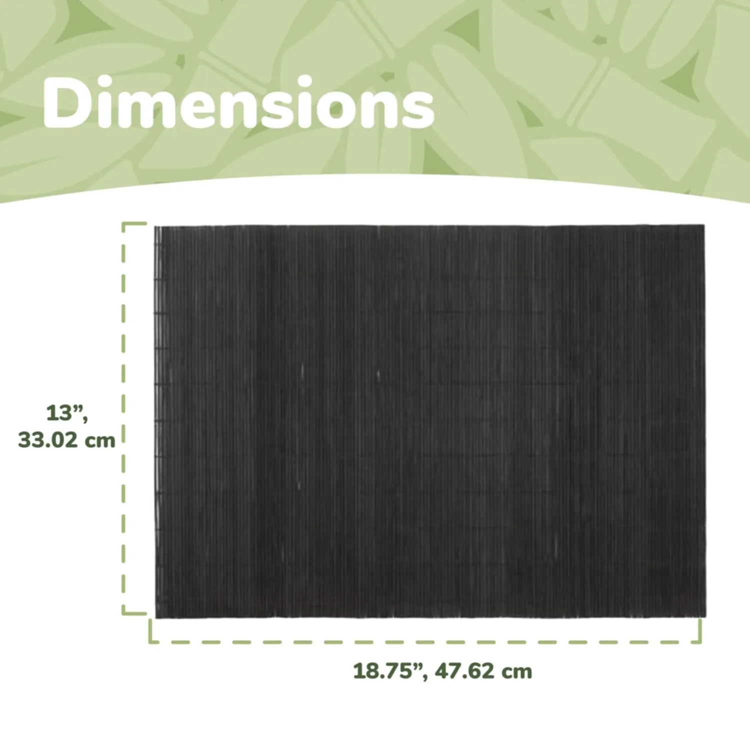 bamboo placemats black 2