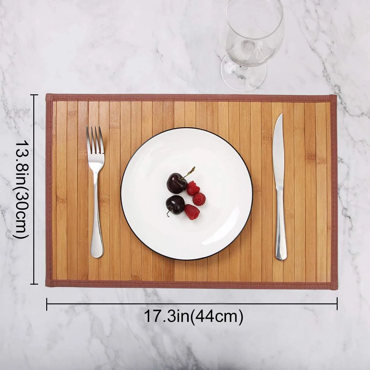 bamboo placemats set 2