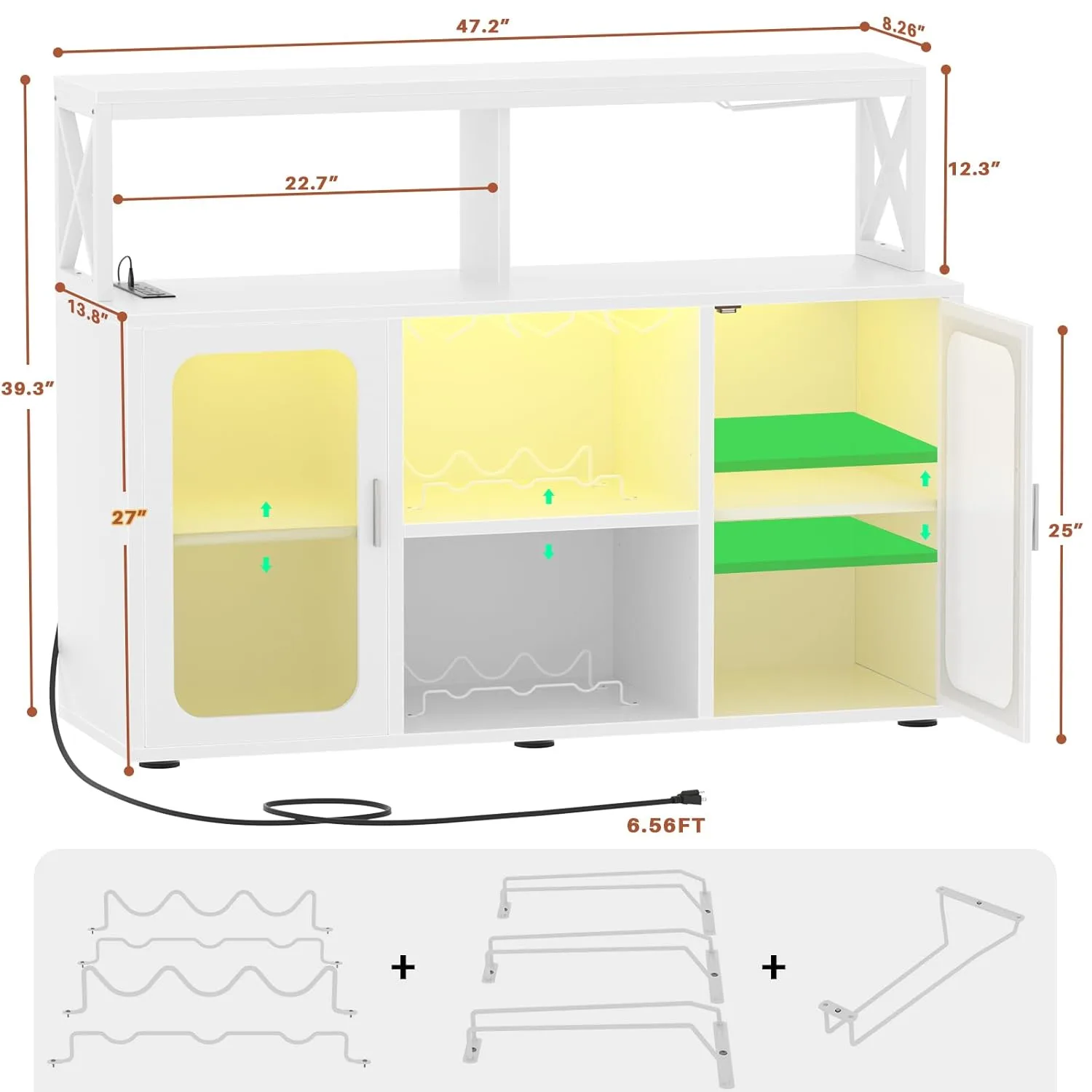 bar cabinet led lights 2