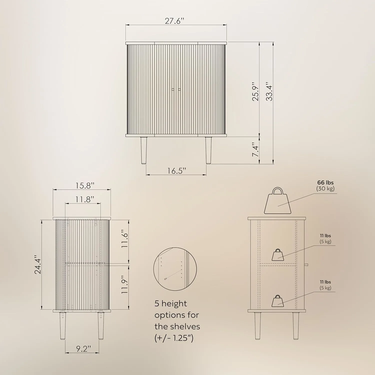 bar cabinet sliding doors 2