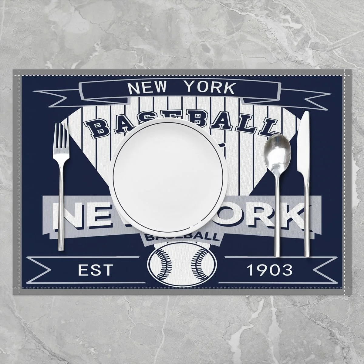 baseball placemats set 2
