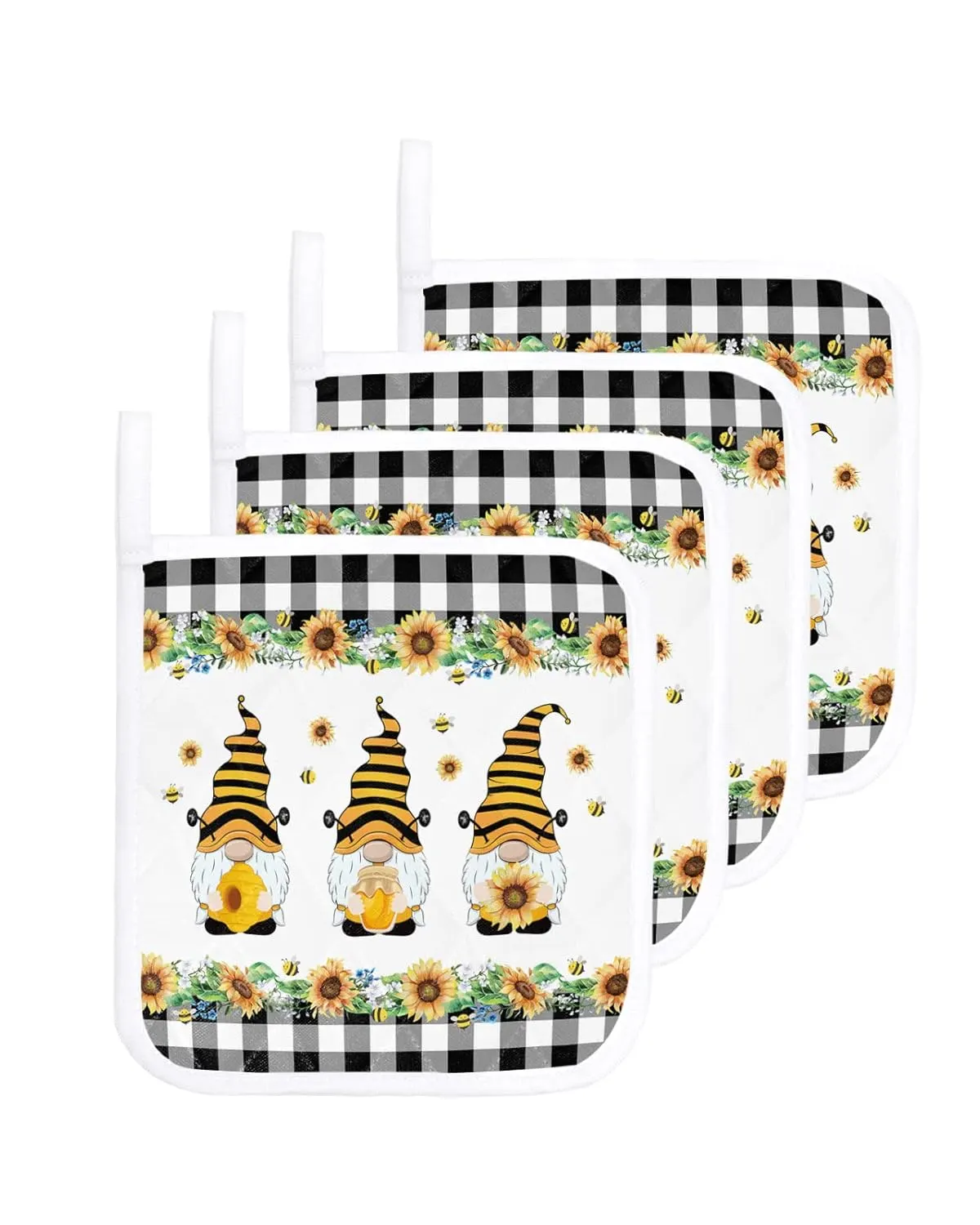 bee pot holder set 1
