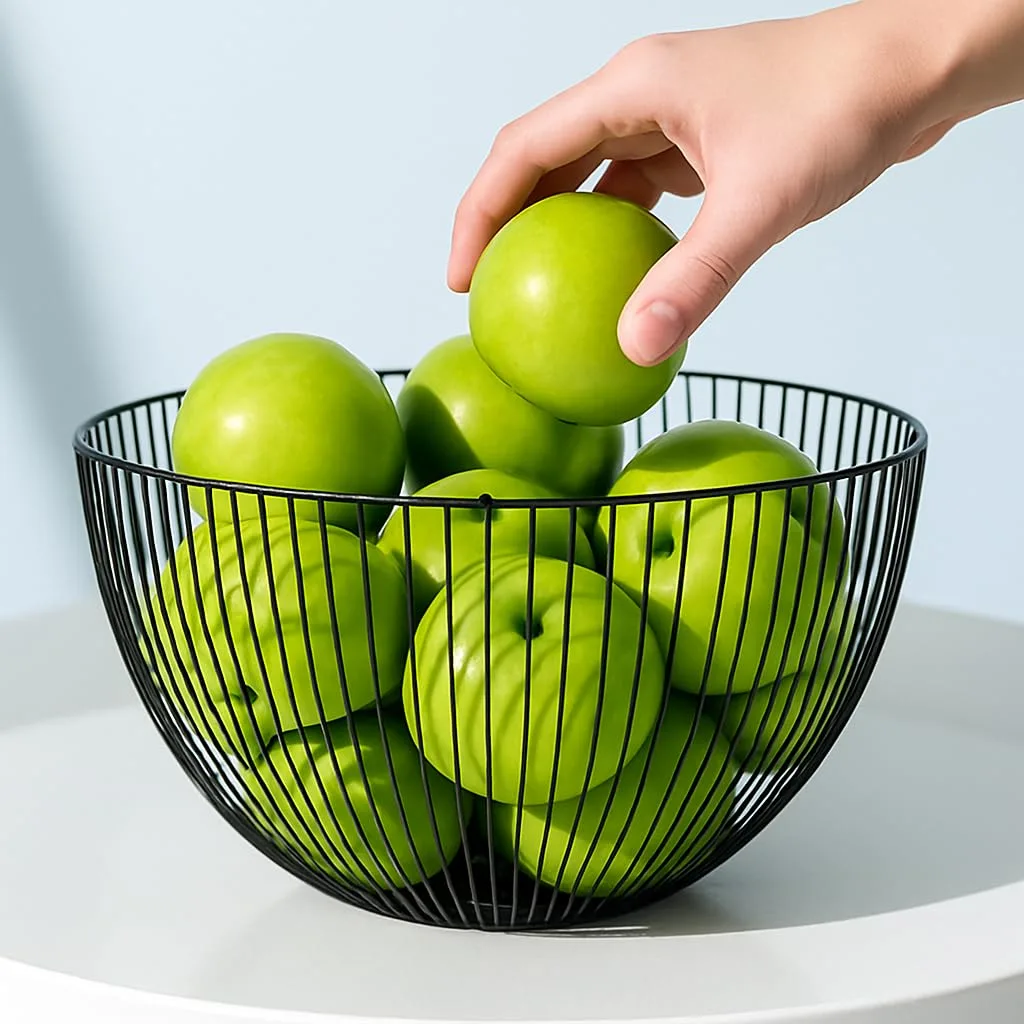 big fruit bowl metal 1