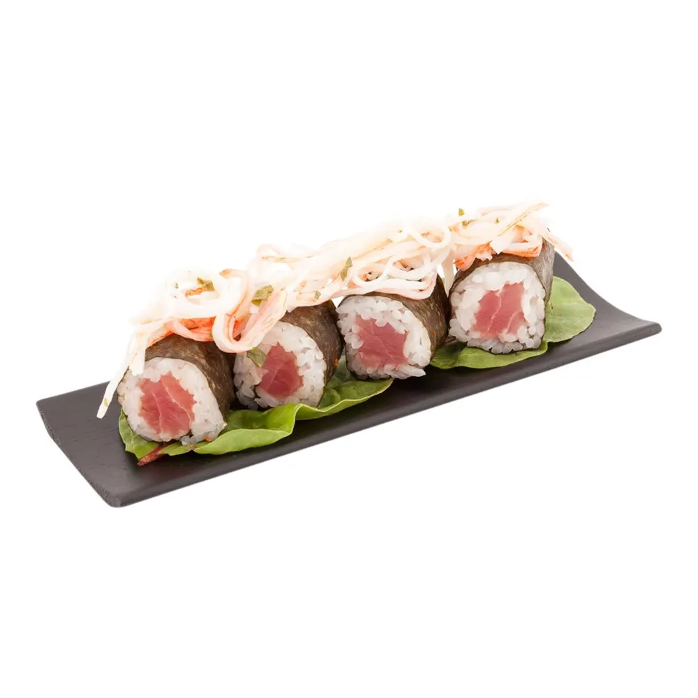 black bamboo sushi plates 1