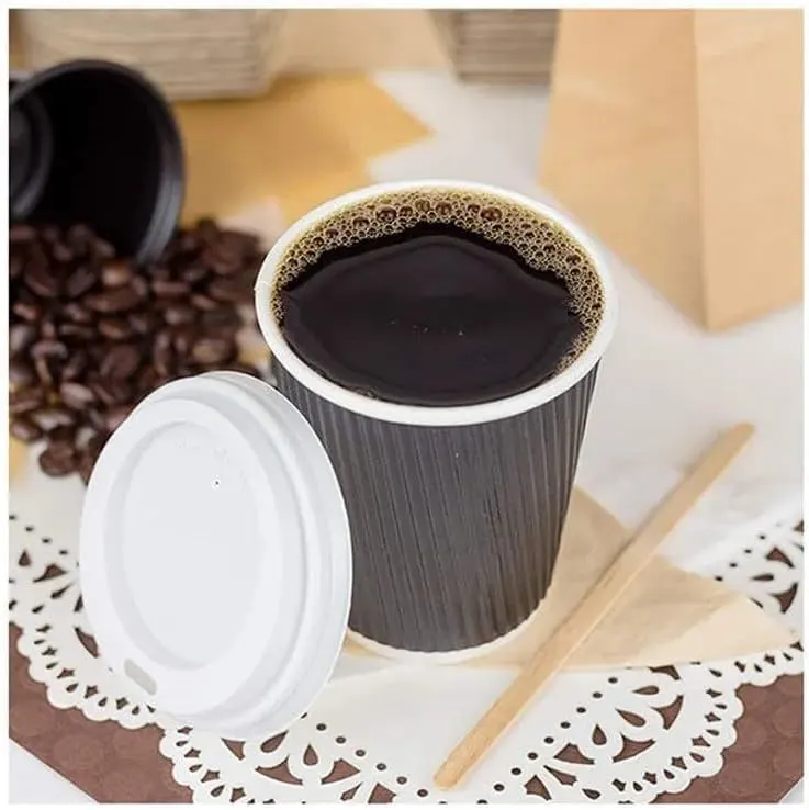 black disposable coffee cups 2